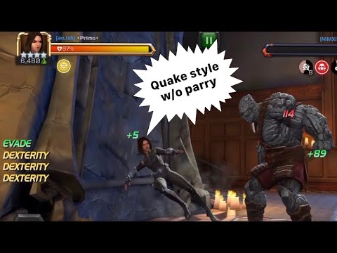 Duel - Quake vs Korg without Parry | Marvel Contest of Champions