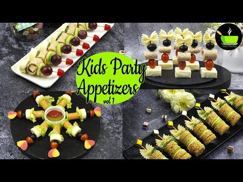 Mini Appetizers | Quick Snacks For A Party | Party Bites | Kids Party Recipes | Party Appetizers