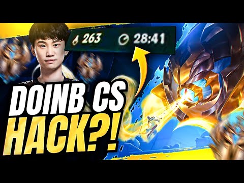 DOINB VEL'KOZ HACK？英雄联盟 263 CS 28 MIN DOINB VEL'KOZ HACK？