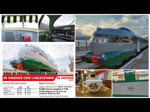 FONDAZIONE FS TRENO STORICO"ARIA DI FRIULI VENEZIA GIULIA IN VIAGGIO CON L'ARLECCHINO ETR 252"