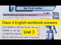 Class 4 Unit 3 My First Letter English Workbook Answers Ennum Ezhuthum25 26 Term1