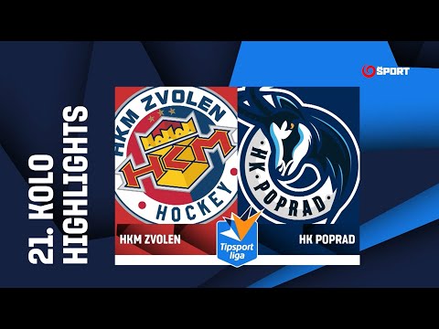 21. kolo: HKM Zvolen – HK Poprad 2:3 pp (0:1, 1:0, 1:1 – 0:1)