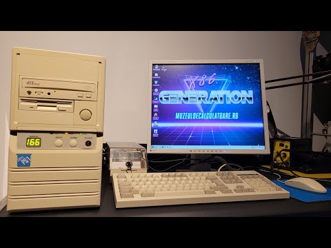 AMD K5 VS Pentium & 3DFX Voodoo 1 3D Accelerator (Romanian)