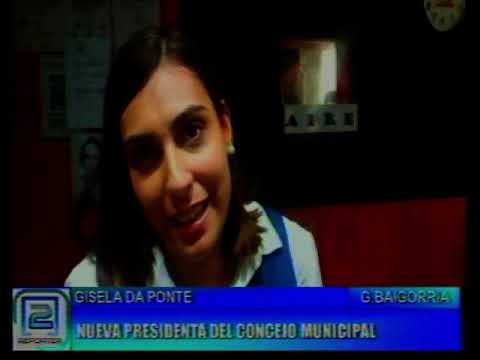 GISELA DA PONTE. NUEVA PRESIDENTA DEL CONCEJO MUNICIPAL DE GRANADERO BAIGORRIA