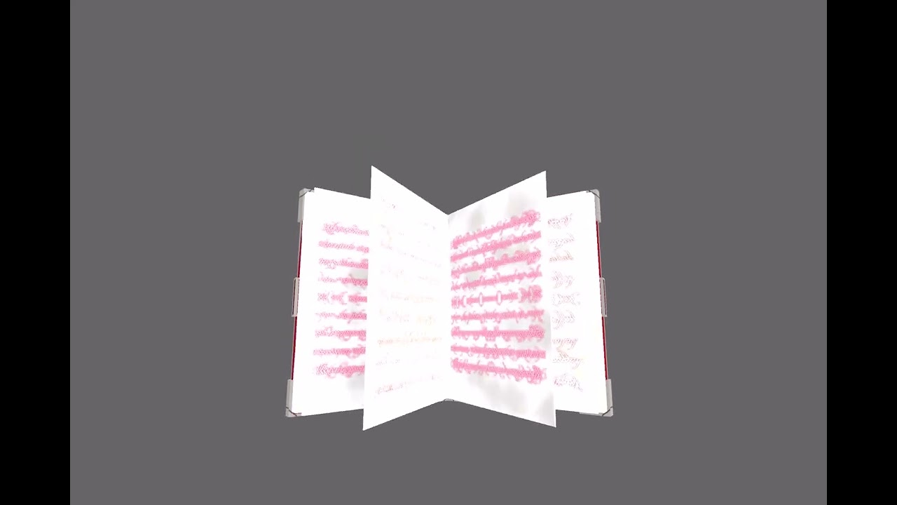 Low Poly Casual Magic Book 3D Model