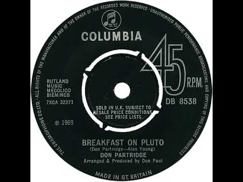 UK New Entry 1969 (33) Don Partridge - Breakfast On Pluto