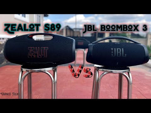 Zealot s89 vs Jbl boombox3 full sound comparison (also with DB sound meter App)