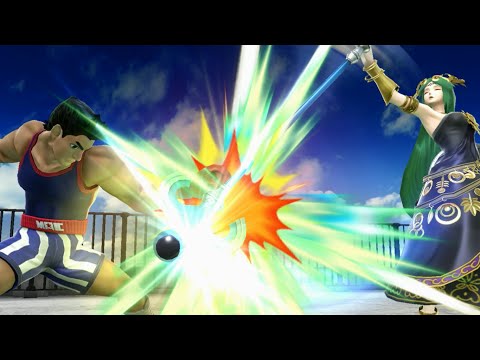 Super Smash Bros. for Wii U: Offline: Carls493 (Little Mac) Vs. aceman (Palutena)