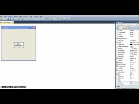 Visual Basic Net Tutorial 1 Hello World Messagebox