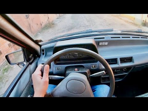1982 Nissan MICRA  POV TEST DRIVE/Тест драйв от первого лица Ниссан Микра