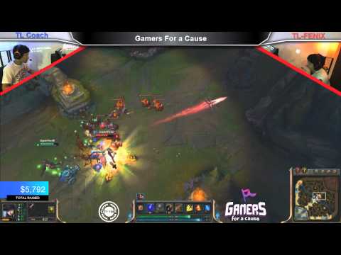 Fenix vs Peter - 1vs1 Caitlyn vs Riven - Gamers with a Cause - League of Legends