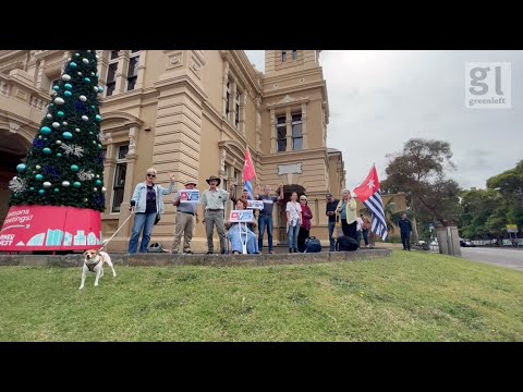 West Papua flag raising at Leichhardt Town Hall for 12th year in a row