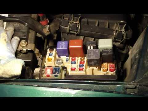 How to locate fuse-boxes places in Toyota Corolla Video