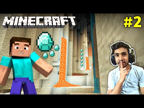 CAN I FIND DIAMONDS IN SECRET CAVES | MINECRAFT GAMEPLAY #2