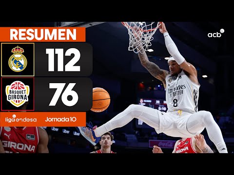 Real Madrid - Bàsquet Girona (112-76) RESUMEN | Liga Endesa 2025-26