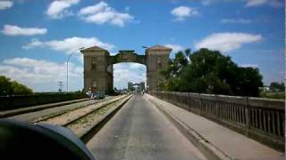 preview picture of video 'Ponte Internacional Barão de Mauá, indo de Jaguarão, RS,  até Río Branco, Uruguay'