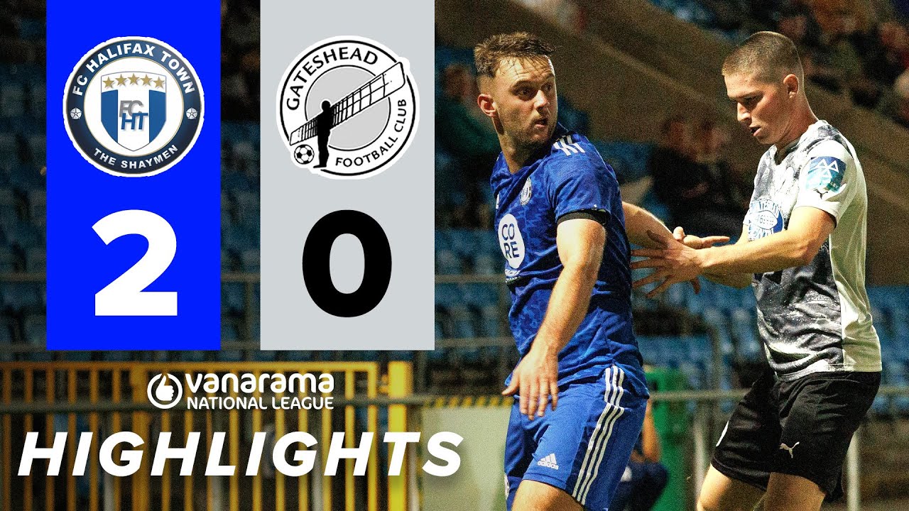 Heed defeated by Dieseruvwe’s double | FC Halifax Town 2-0 Gateshead | HIGHLIGHTS