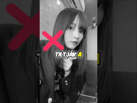 A 3 Legfurcsább Iskolai Szabály Japánban #magyar #anime #kpop #blackpink #manga #naruto #bts #korea