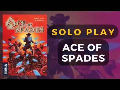 Ace of Spades Board Game Solo Gameplay
