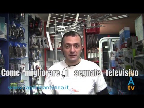 Come migliorare il segnale televisivo