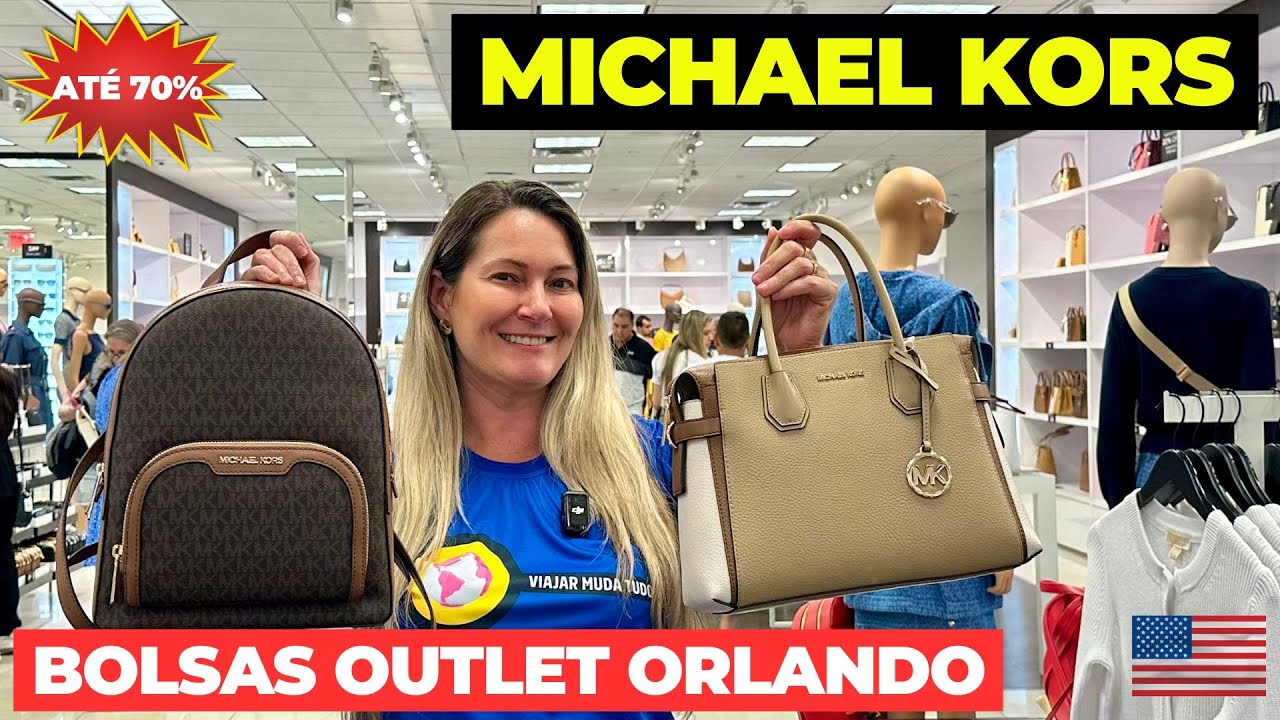 MICHAEL KORS OUTLET ORLANDO: BOLSAS INCRÍVEIS com DESCONTOS IMPERDÍVEIS! 👜✨