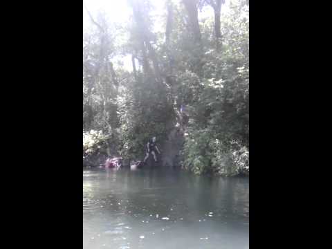 Supreet on rope swing