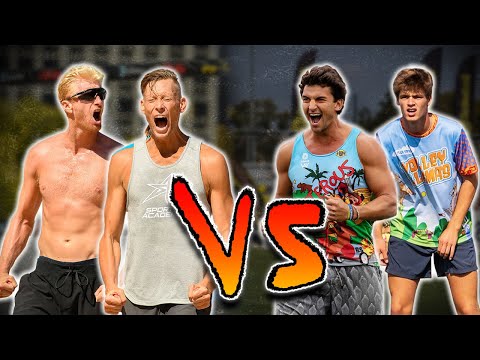 Pro Beach Volleyball Vs. Pro Spikeball!! Ft. Casey Patterson & Chase Budinger