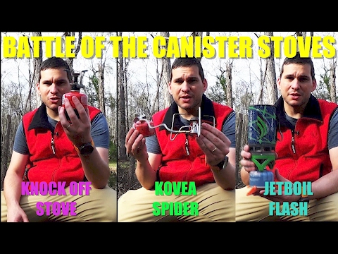 Battle of the Canister Stoves: Comparing Three Common Backpacking Stoves