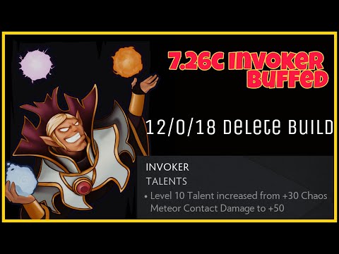 Dota 2 | 7.26c Invoker Buff | Invoker Gameplay | Free MMR Build