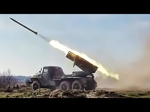 Ukrainian BM-21 Grad Multiple Rocket Launcher