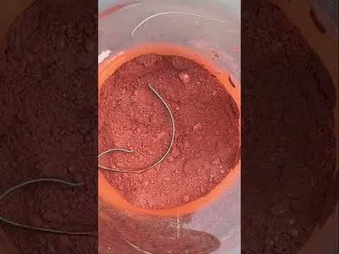 Thermite reaction 🔥 #science #chemistry #experiment