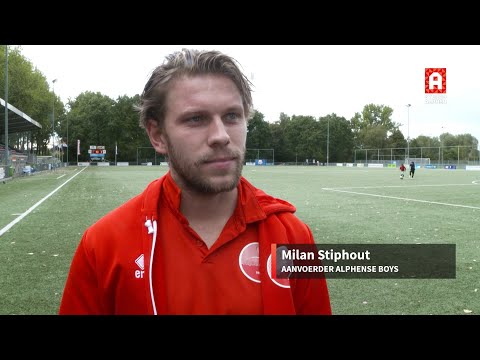 Interview with Milan Stiphout after Alphia - Alphense Boys