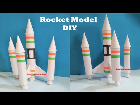chandrayaan 3 working model 3D science project for exhibition diy rocket launching howtofunda