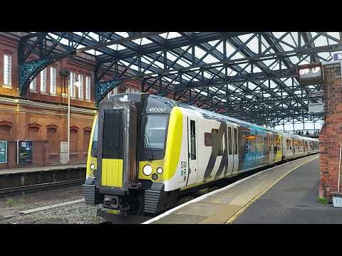 450067 departs Bournemouth on 2W26 to Brockenhurst. 10.01.22