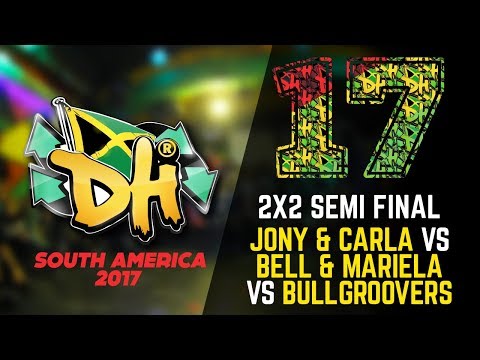 DHI SOUTH AMERICA 2017 - 2VS2 SEMI FINAL - JONY & CARLA VS BELL & MARIELA (WIN) VS BULLGROOVERS