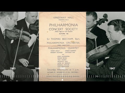 Philharmonia Orchestra: 80th Anniversary Timeline
