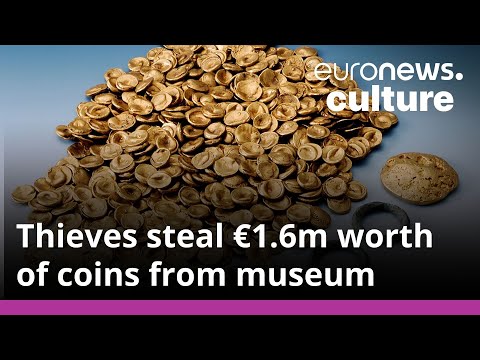 Thieves steal €1.6 million worth of gold coins from German museum in a daring nine-minute heist