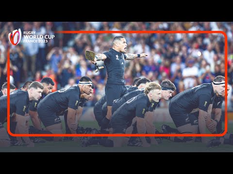 New Zealand's incredible Haka lays down the challenge to Namibia | Rugby World Cup 2023