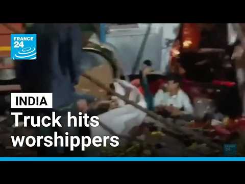 Out-of-control truck kills 13 at Hindu festival in India