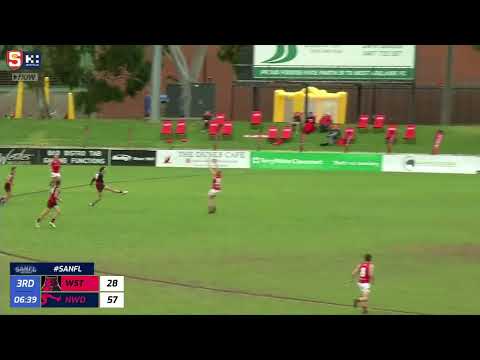 Rd 17 Hostplus SANFL Snapshot - West's Callum Park intercept & goals on run