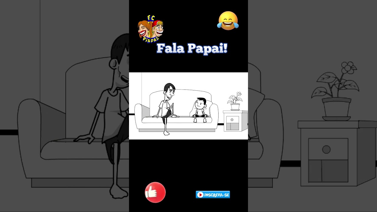 Fale Papai #videosengracados #animacao #humor #piadasdivertidas #interterimento