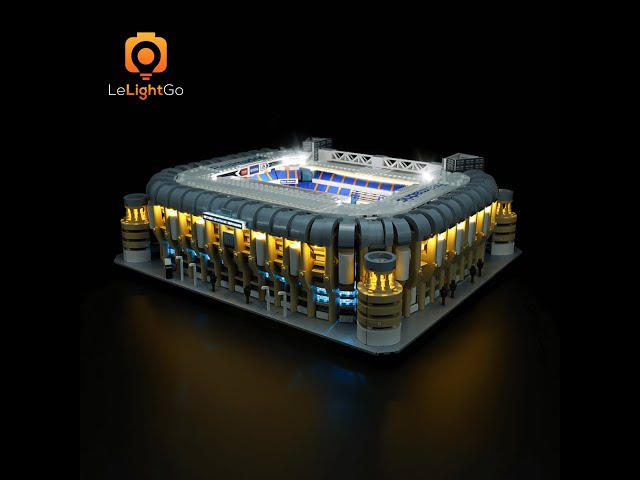 Vídeo relacionado con Kit de iluminación LED LIGHTAILING para construir el estadio 10299 del Real Madrid Santiago-Bernabéu, juego de luces LED compatible con el modelo (no incluye el modelo)