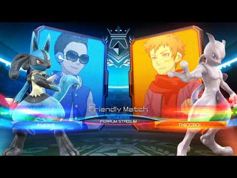 Pokken Wifibattle Lucario Vs Mewtwo