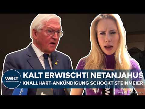 ISRAEL: Schock für Steinmeier! Raketenalarm! Bundespräsident muss in Bunker flüchten