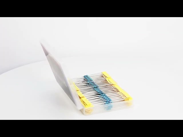 Vídeo relacionado con DollaTek 560PCS Resistores de película del carbón del vatio 1 / 4W 1% El Kit clasificado fijó 56 valores (1 Ohm ~ los 10M ohmios)