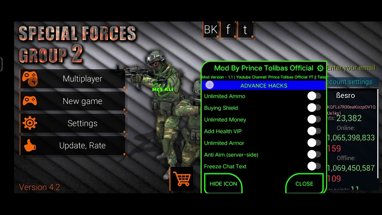 SFG2 COMBINED MOD MENU💀 {{ Prince Mod + Mçs Ultra V1}}