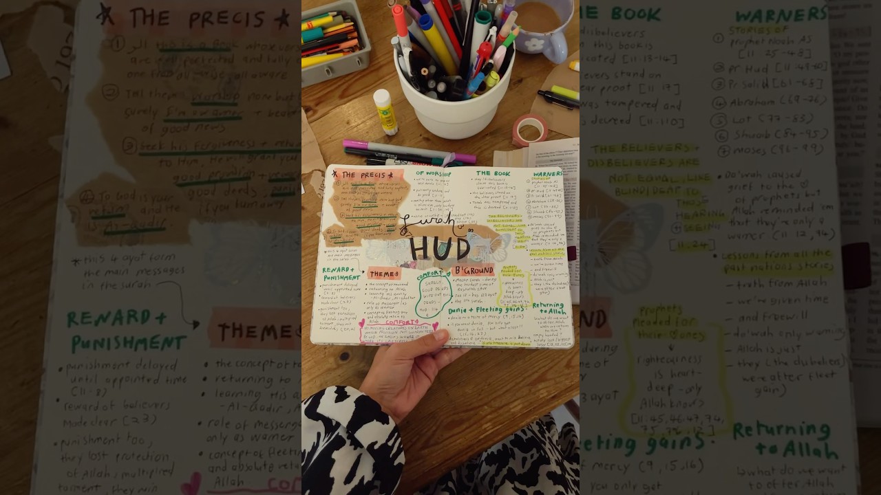 Quran Journaling with me #quranjournaling #quranstudy #muslimlifestyle #muslimstudents