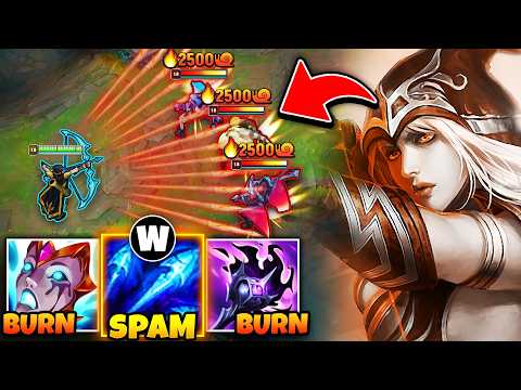 Ashe but I fire an unending barrage of burning arrows (MELT THEIR WHOLE TEAM)