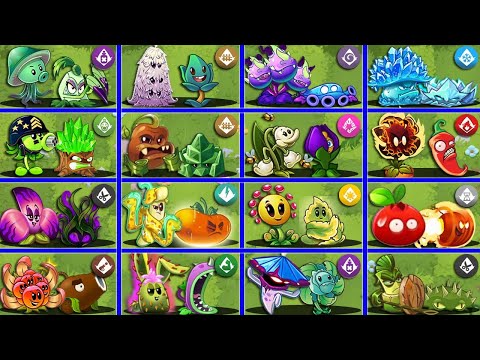 Random 16 Pair Plants Battlez - Which Team Plant Will Win? - Pvz 2 Game Play
