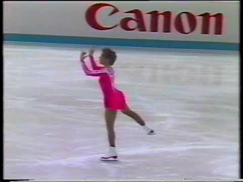 Patrica Neske FRG - 1990 European Figure Skating Championships Free Skate
